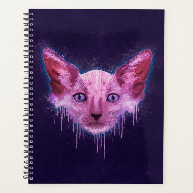 Agenda Pop Art Lykoi Werewolf Cat (Frente)
