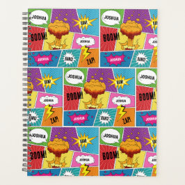 Agenda Pop de Arte Personalizada do Livro Quadrado Colori