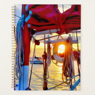 Agenda Pôr do Sol Através do Planador Espiral da Vida
