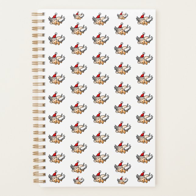 Agenda Porco de Natal Voador (Frente)