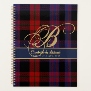 Agenda Porte-documentos de casamento Monograma BROWN Tart