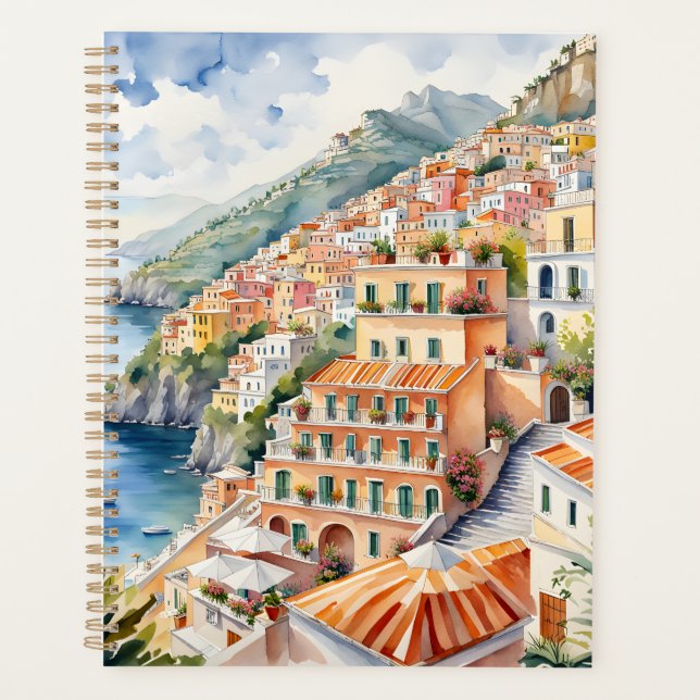 Agenda Positano: Charme de Aquarela na Costa Amalfi da It (Frente)