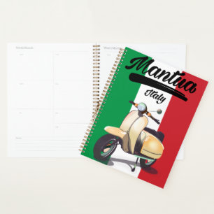 Agenda Poster de viagens Mântua Itália