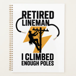 Agenda Power Lineman Black Gold Lightning Bolt Design