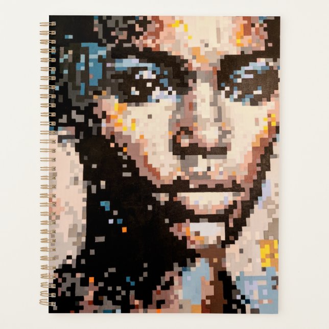 Agenda Powerful pixel portrait (Frente)