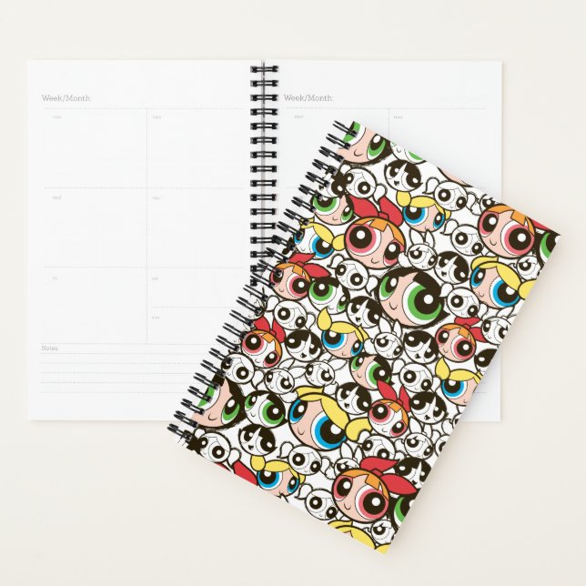 Agenda Powerpuff Girls Face Patterno (Exibição)