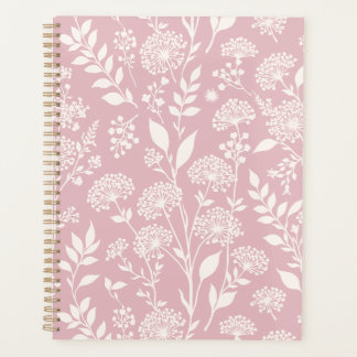 Agenda Prado de Dente-de-Leão Neutro - Rosa Suave