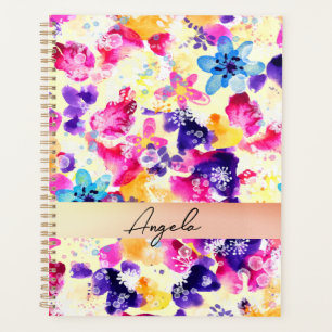 Agenda Prado de Flores Silvestres Florais Rústicas