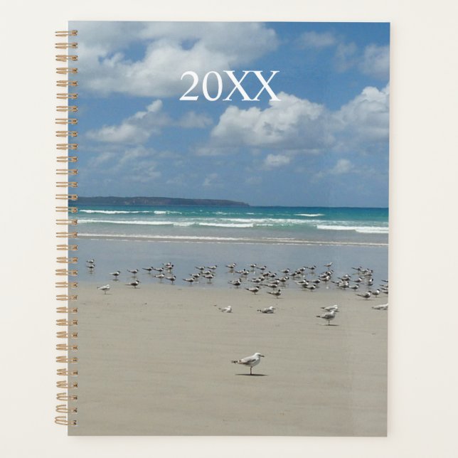 Agenda Praia com gaivotas (Frente)