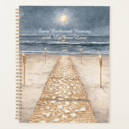 Agenda Praia do Oceano Noturna Encantada