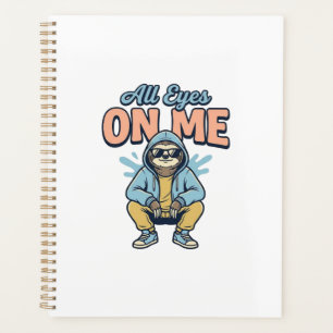 Agenda Preguiça engraçada todos os olhos em mim design ve
