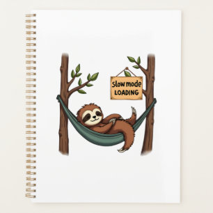 Agenda Preguiçoso Sloth Vintage Engraçado Arte de Animal