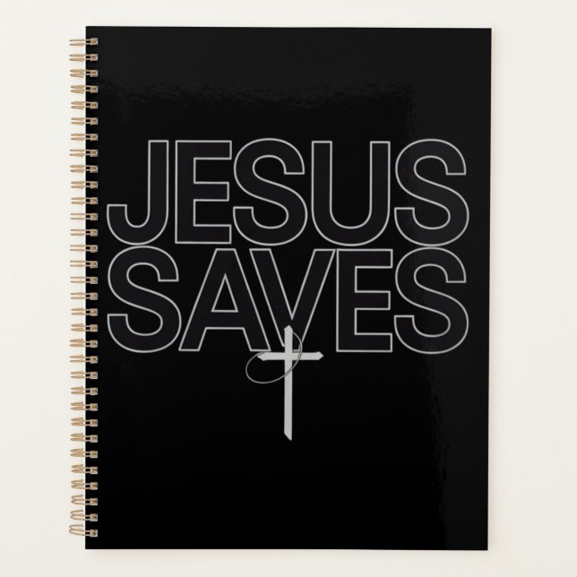 Agenda Presente Cristão Versículo da Bíblia da Fé de Jesu (Frente)