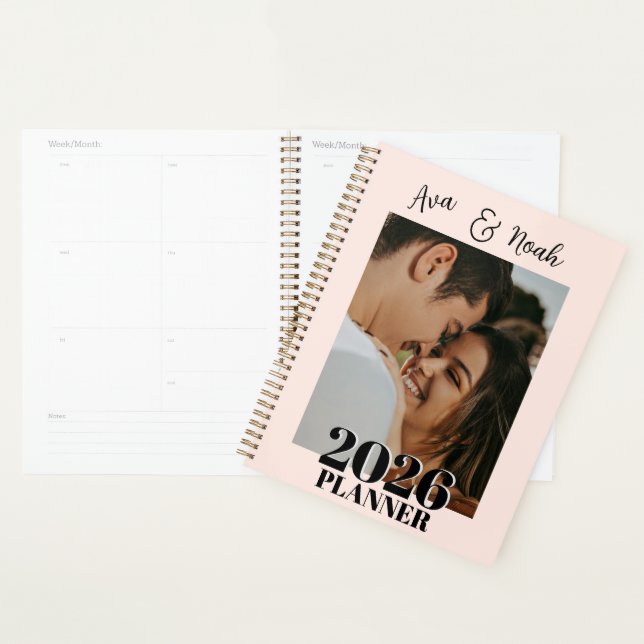Agenda Presente de Casal Romântico Personalizado Foto 202 (Exibição)