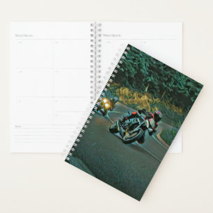 Agenda Presente de motocicleta