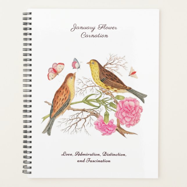 Agenda Presente de Nascimento do Dia de Nascimento do Flo (Frente)