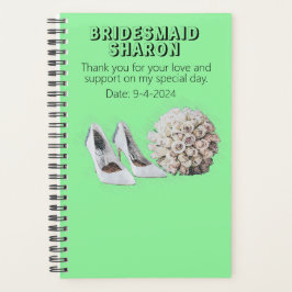 Agenda Presente Personalizado de Flores para Damas de Hon