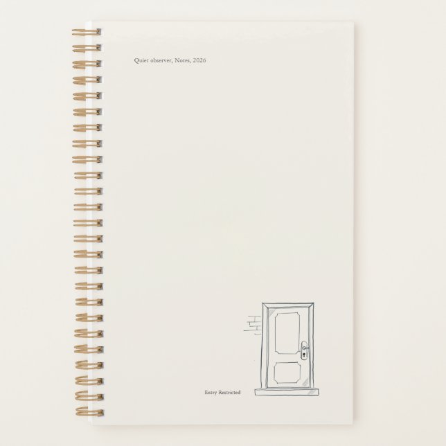 Agenda Presente Personalizado para Introvertido Porta Fec (Frente)