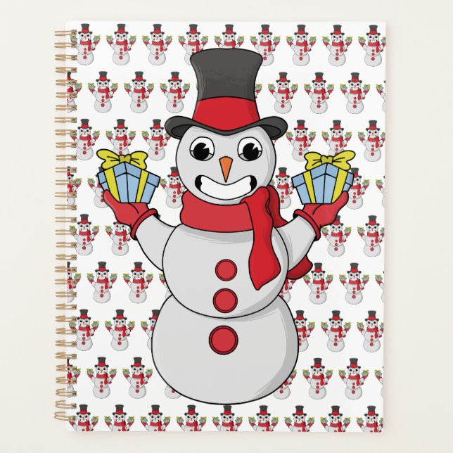 Agenda Presentes de Snowman (Frente)