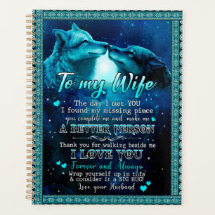 Agenda Presentes para Mulher   Carta Para Minha Esposa Eu