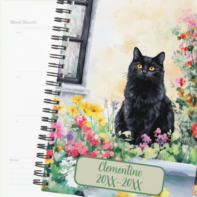 Agenda Preta de Gatos sem Data (Criador carregado)