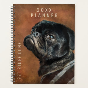 Agenda Preto Cachorro Personalizado
