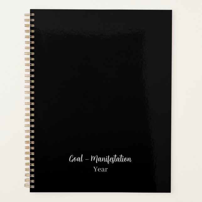 Agenda Preto obsidiana (Frente)