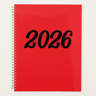 Agenda Preto Vermelho 2026