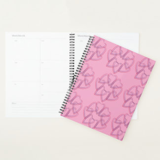 Agenda Pretty heart circle pattern