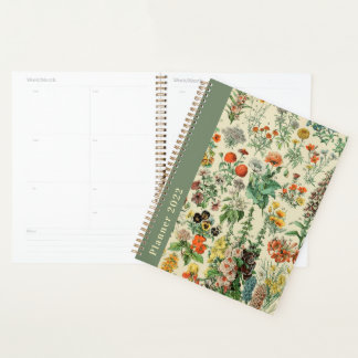 Agenda Pretty Vintage Botanical Flowers Diary 2022 Dated