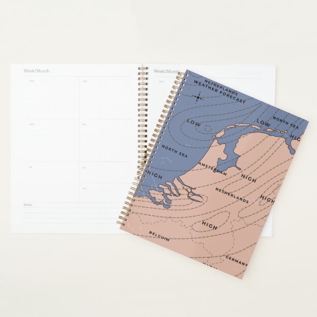 Agenda Previsão do Tempo na Holanda (Exibição)