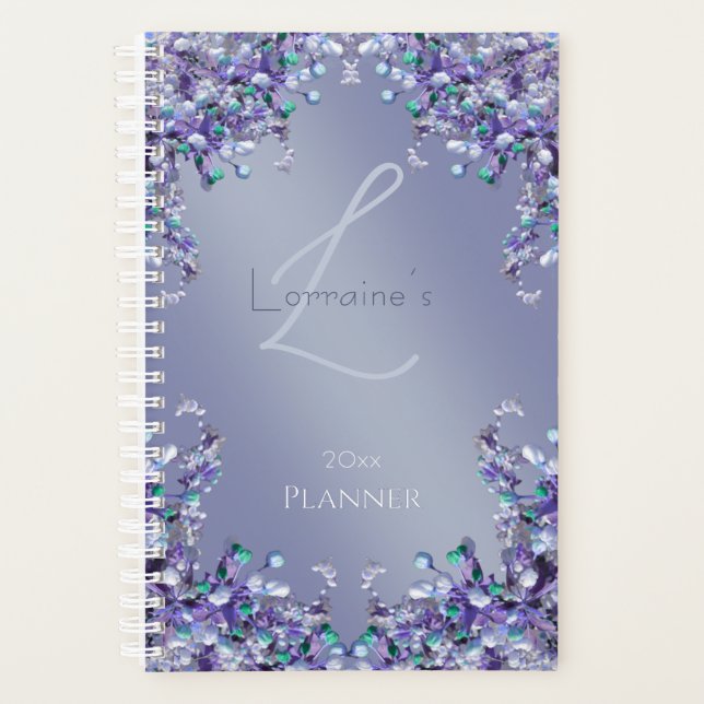 Agenda Primavera Azul Lavanda (Frente)