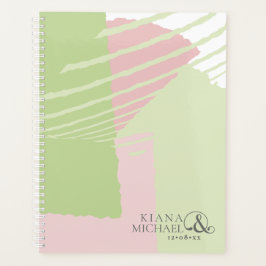 Agenda Primavera de Casamento de Bloco de Cores ID740