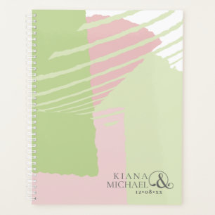 Agenda Primavera de Casamento de Bloco de Cores ID740