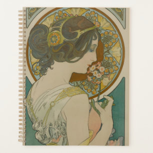 Agenda Primavera por Alphonse Mucha (1899)