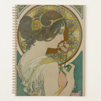 Agenda Primavera por Alphonse Mucha (1899)