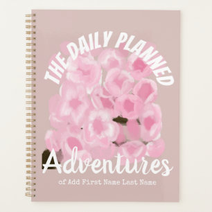Agenda Primavera Rosa Menino Nome Personalizado Sakura Bl