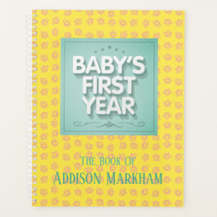 Agenda Primeiro ano do bebê personalizado