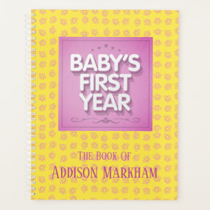Agenda Primeiro ano do bebê personalizado