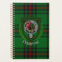 Primrose Scottish Clan Tartan & Crest
