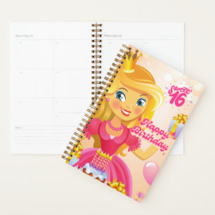 Agenda Princesa 16.º Aniversário