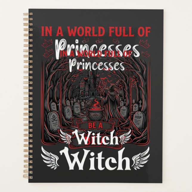 Agenda Princesas Sejam Bruxas Halloween Castelo Caldeirão (Frente)