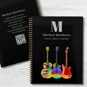 Agenda Professor de Guitarra Aulas de Música Código QR