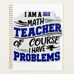 Agenda Professor de matemática Piada