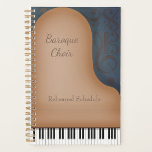 Agenda Professor de Música Brown Grand Piano