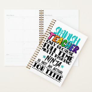 Agenda Professor Espanhol Apenas Porque Multitarefa De Te