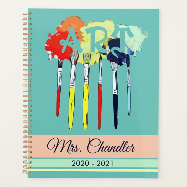 Agenda Professora de Artes e Pintura (Frente)