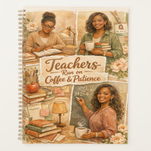 Agenda Professores Boho vivem de café e paciência