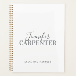 Agenda Profissional elegante moderno minimalista simples