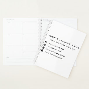 Agenda Promocional da empresa personalizado - moderno